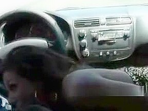 Hooker Has Tits Inspected In The Car
