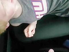 Horny Amatuer Twinks Fucking In The Car