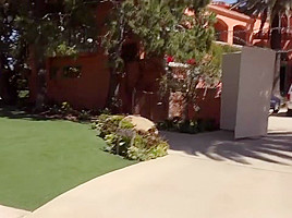 Horny Couple Having Anal In Backyard