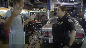 Horny Female Cops Force Guy Into Hard Threesome Sex After Sucking His Dick