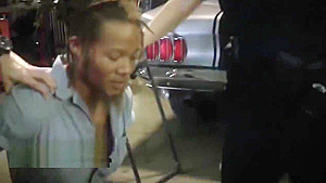 Horny Female Cops Force Guy Into Hard Threesome Sex After Sucking His Dick