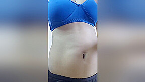 Horny Girl Show Off Body And Strip Her Bra