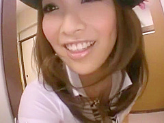 Horny Japanese chick Reira Amane in Best Amateur, Blowjob JAV clip