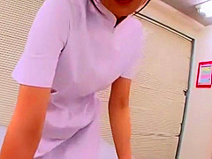 Horny Japanese chick Yuna Shiina in Crazy Handjobs, POV JAV scene