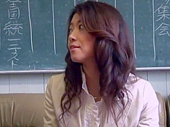 Horny Japanese model Maki Hojo in Crazy Hairy JAV movie