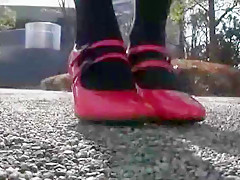 Horny Japanese whore Kurara Horie in Crazy POV, Outdoor JAV clip