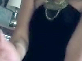 Horny blonde sucks off hubby