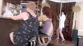Horny grannies gets it all