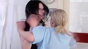 Horny homemade Lesbian, Blonde adult clip