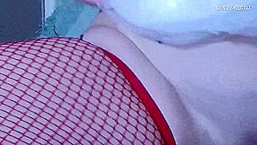 Horny housewives in sexy lingerie toying and fucking hard cocks