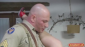 Hot Blonde Babe Gets Rammed By Army Guy - F Fiamma Monti And Franco Trentalance