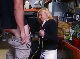Hot Blonde Milf Pawns Her Muff And Fucked By Pawn Keeper