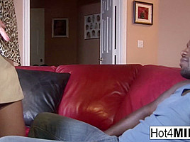 Hot Cougar Gets Some Big Black Cock - Hot4MILF