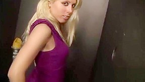 Hot Lauren Sucks On A Gloryhole Cock