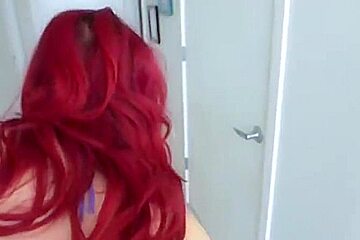Hot MILF Redhead takes care of Step son