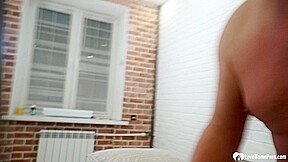 Hot MILF fucks and spreads her creamy pussy