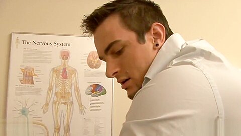 Hot gay gets ass inspected by doctor