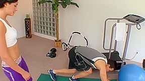 Hot sex in the gym