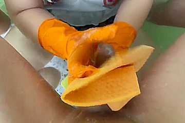 Hot student 18+ Jerks Off Her Teacher In The Bathroom For Agrade