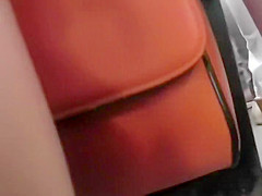 Hot teenage upskirt checked out in a bus
