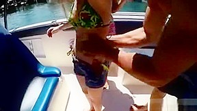 Hot teens 18+ On A Open Sea Boat Party