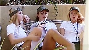 Hottie Campers Gets To Lick Each Others Pussy In Their Cabin