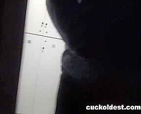 Husband Comes From Work And Joins Wife Fucking Another Man
