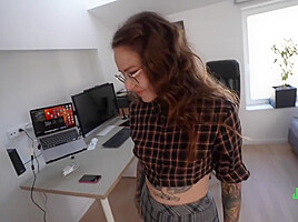 I Caught My Stepsister Scanning Her Pussy And Offered My Dick - Mari Galore