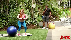 I Luv Redheads Lp Luvs Post Workout Bbc Happy Endings With Lauren Phillips And Jovan Jordan