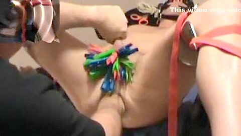 Iliff and ab play with clothing pins and fisting