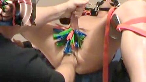 Iliff and ab play with clothing pins and fisting