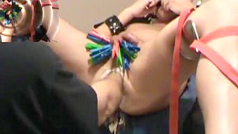 Iliff and ab play with clothing pins and fisting