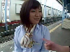 Incredible Japanese chick Miyuu Suzumura in Crazy Small Tits, Doggy Style JAV clip