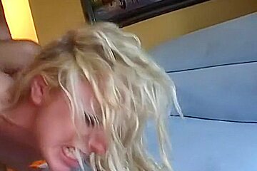 Incredible pornstar Angela Stone in amazing rimming, blowjob sex movie