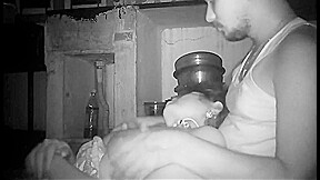 Indian House Wife Big Tits Boobs Pressing
