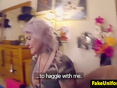 Inked Brit Amateur Rimming Fake Cops Arsehole