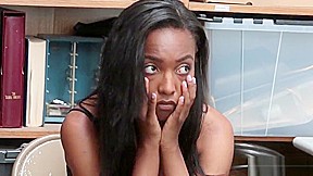 Interracial fuck given to Daya Knight as the LP Officer rams her pussy!