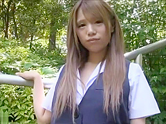 JAV girl in pantyhose and heels