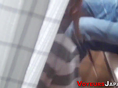 Japanese Babe Watched Gobbling And Riding