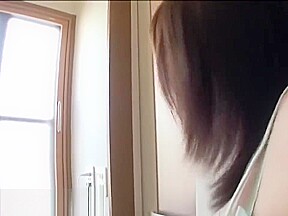 Japanese asian wife cheating when husband shower