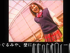 Japanese babe gets tied up and fucked in the mouth and gets bukka