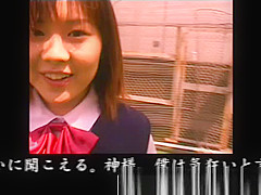 Japanese babe gets tied up and fucked in the mouth and gets bukka