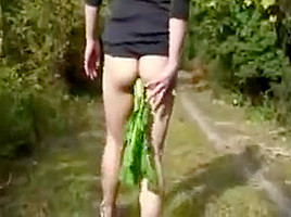 Japanese wife big anal veggie compilation