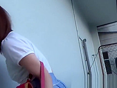 Japanese women expose pussies while peeing in public