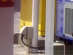 Japanese women expose pussies while peeing in public