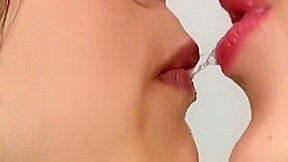 Jav sloppy kissing