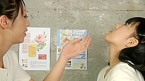 Jav sloppy kissing