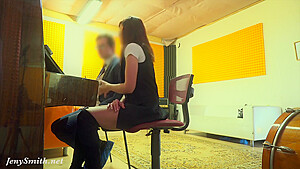 Jeny Smith In Piano Lesson