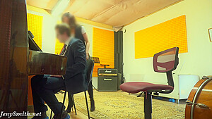Jeny Smith In Piano Lesson