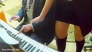 Jeny Smith In Piano Lesson